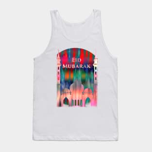 Eid Mubarak Mosque w9t Tank Top